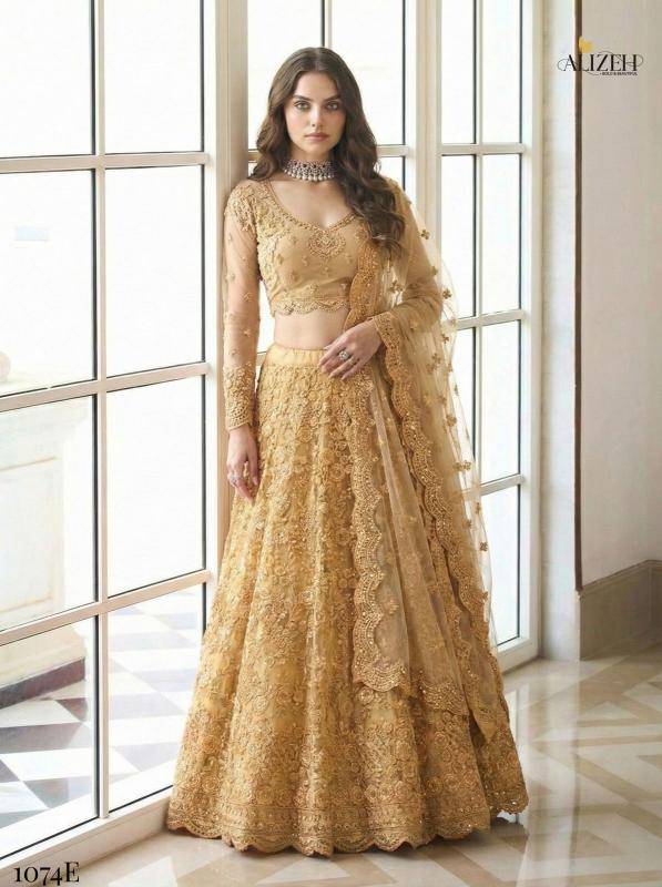 Alizeh Bridal Heritage 1074 Affordable lehenga choli in Bangalore